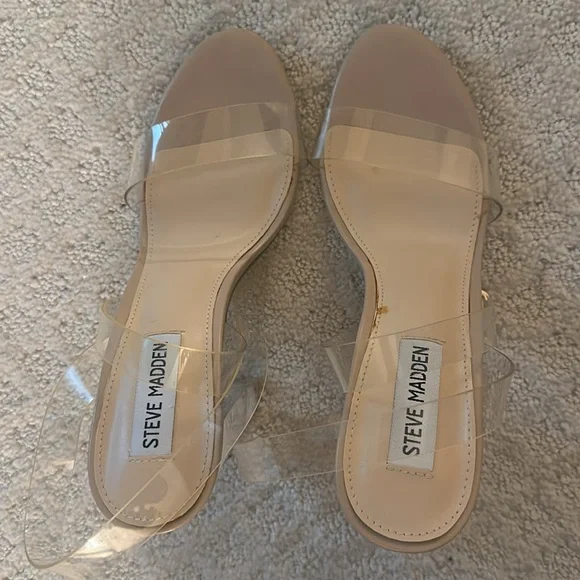 STEVE MADDEN clear heels - Picture 2 of 4